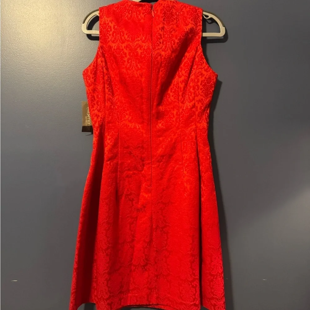 New York & Company Red Midi Dress